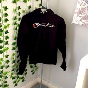 black champion hoodie